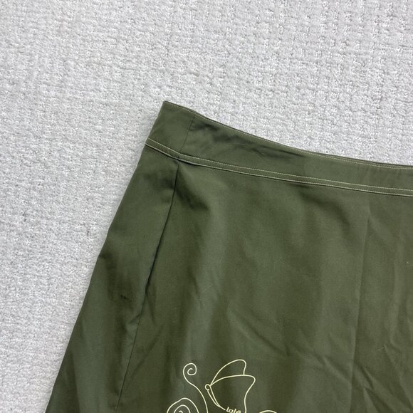 LOLE Sports Skirt Nylon Quick Dry / Water resistant Sz 10 Green Floral AOP - Picture 4 of 12